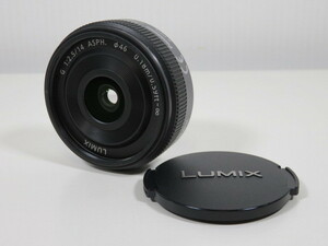 Panasonic パナソニック LUMIX G 14mm F2.5 ASPH. 単焦点レンズ パンケーキレンズ