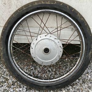 HA02 スーパーカブ90 カスタム フロントホイールJ 17x1.40 ビッグドラム 131mm