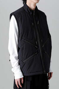 未使用に近い【ACRONYM / アクロニウム】SサイズBLK GORE-TEX INFINIUM WINDSTOPPER PRIMALOFT MODULAR LINER VEST [WIDE FIT] (V91-WS)