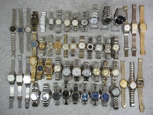 メンズ腕時計 大量52点セット まとめ SEIKO/CITIZEN/ORIENT/RADO/CARVEN/GIVENCHY/CABANE de ZUCCA/GUESS/NICOLE/ATTESA/EXCEED/LANCEL 他