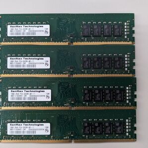 デスクトップPC用DDR4メモリー 16GB 4枚 PC4-2400R