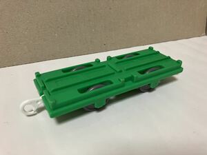 【プラレール】コンテナ貨車 緑