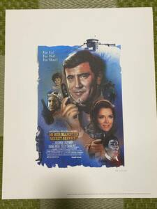 007 James Bond lithographs by Jeff Marshall（女王陛下の007、リトグラフ（石板画） Number 92 of 1500