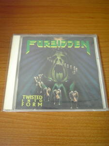 ◆廃盤 FORBIDDEN/TWISTED INTO FORM◆ベイエリア・スラッシュ フォビドゥン 貴重国内盤◆