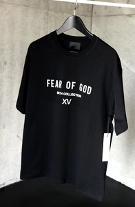 送料370円 新品 メンズ FOG Tシャツ【黒/S】限定6TH COLLECTION エッセンシャルズ ESSENTIALS FEAR OF GOT ロゴ/半袖 ブラック シンプル