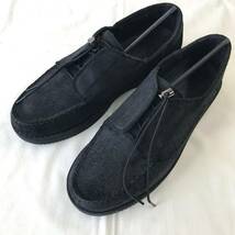 ENGINEERED GARMENTS x SEBAGO COVERDECK WAXY SUEDE BLACK SIZE-9（USA）/ エンジニアードガーメンツ x セバゴ デッキシューズ / 未使用_画像2