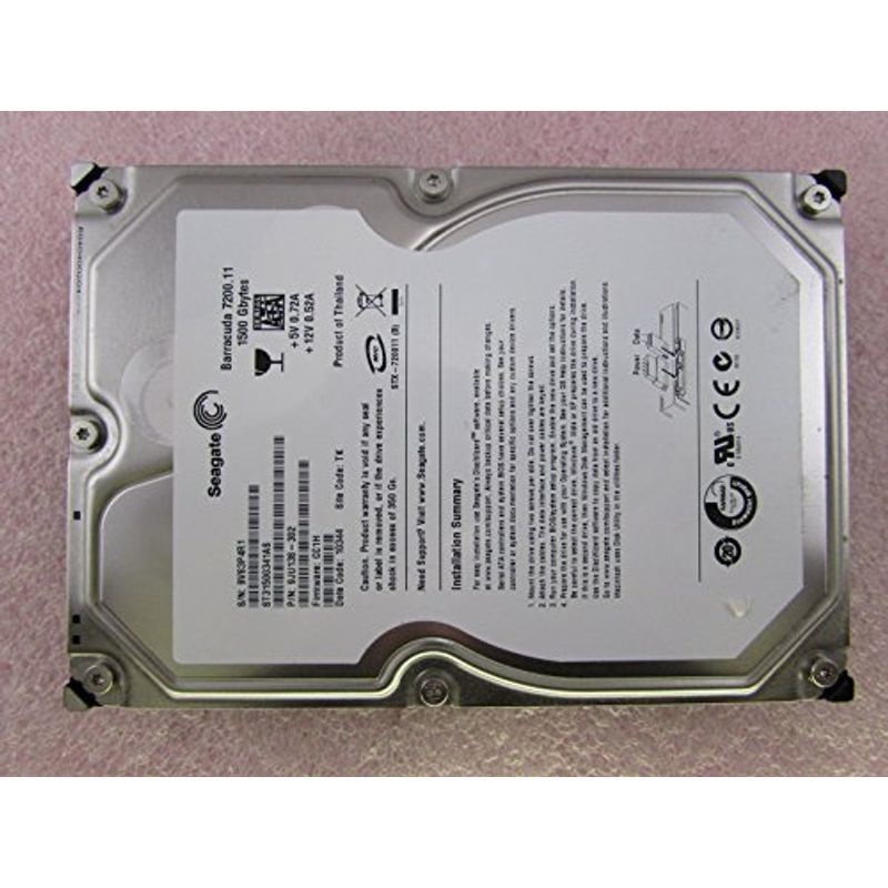 SEAGATE ST31500341AS (1.5TB SATA300 7200) オークション比較 - 価格.com