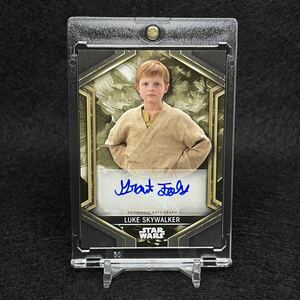 2023 Topps Star Wars Obi-Wan Kenobi Grant Feely as Luke Skywalker グラント・フィーリー ルークスカイウォーカー役 直筆サインカード