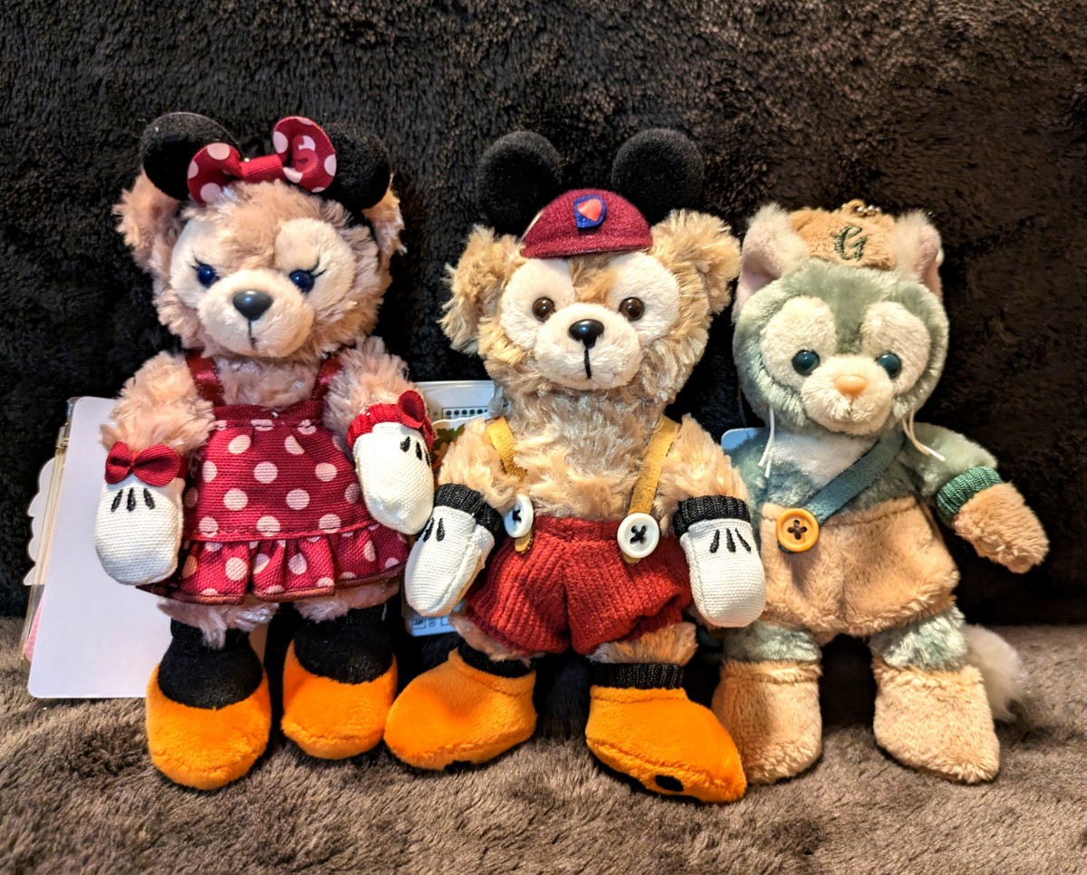 Yahoo!オークション -「ダッフィー ハロウィン ぬいぐるみバッジ