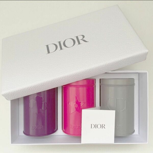 DIOR（Christian Dior）ノベルティ3缶