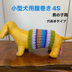 小型犬用腹巻き4S 男の子用　H-273