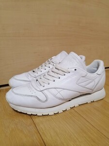 REEBOK リーボック CL LEATHER OMN オールホワイト　クラシックレザー BD1905 スニーカー 26.5cm