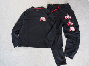  postage 1040 jpy ~* new goods *NIKE* Nike * Jordan * sweat + pants SET* black *XL