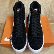 未使用 NIKE BLAZER MID '77 28cm CI1172-002 ナイキ ブレイザー ミッド '77 スエード 黒 ブラック_画像3