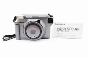 【希少】 FUJIFILM 富士フイルム INSTAX 500AF インスタント チェキ フィルムカメラ #802