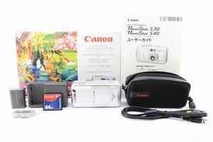 【箱付き・付属品多数】 Canon キヤノン PowerShot S30 コンパクト デジタルカメラ #811