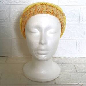 2通りの使い方・チューダー朝・ニット・ヘアバンド・ターバン・カチューシャ・手芸・手作り・小顔効果大のデザイン・6