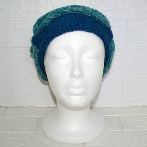 2通りの使い方・チューダー朝・ニット・ヘアバンド・ターバン・カチューシャ・手芸・手作り・小顔効果大のデザイン・5