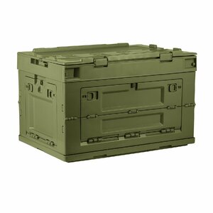  storage case storage box container box green folding container folding navy blue Orrico n outdoor camp door attaching 