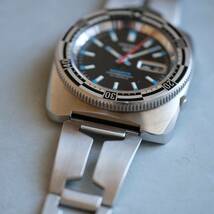 SEIKO 5 SPORTS RALLY DIVER SQUARE JDM セイコー 5 スポーツ 復刻版 7S36-0070 23石自動巻き デイデイト ラリーダイバー アンティーク時計_画像3