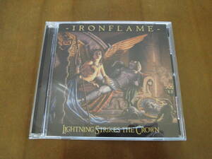 米国産正統派ヘヴィ・メタル◆IRONFLAME「Lightning Strikes The Crown」IRON MAIDEN、QUEENSRYCHE◆送込美品