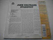 【CD】【'99 帯付国内盤 紙ジャケ】JOHN COLTRANE / STARDUST_画像2