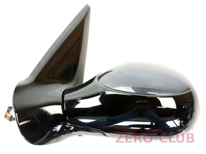 [ Peugeot 206CC right steering wheel for / original door mirror ASSY left side black carbon style ][2539-92540]