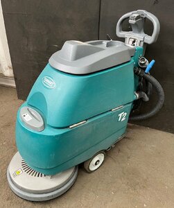 スクイージー欠品 TENNANT T2 バッテリー式 スクラバー 17インチ 歩行型 自動床洗浄機 2013年製 24V テナント 【現状品】