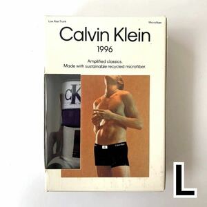 Calvin Klein ボクサーパンツ 1996 Lサイズ 3枚セット ブラック グレー ダークブルー 送料無料 最短発送 カルバンクライン メンズパンツ