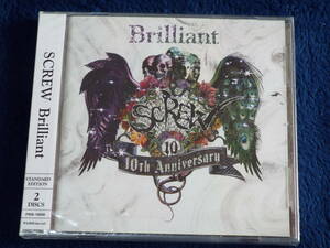 新品★SCREW／Brilliant 結成10周年 Anniversary BEST 2枚組CD◆25曲収録／ベスト・アルバム◆スクリュー