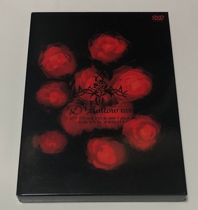 D ディー DVD ラストインディーズツアー LAST INDIES TOUR 2008 Follow me 05.05 FINAL 赤坂BLITZ ★即決★ ＋オマケ トレカ3枚