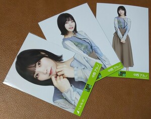 乃木坂46　中西アルノ　シアートップス×スカート　会場限定　生写真　ヨリ　チュウ　ヒキ　3種　コンプ　アンダラ