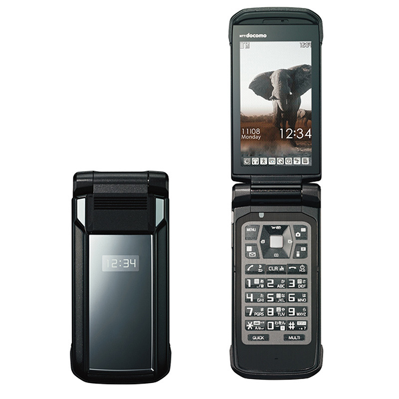 新品 docomo PRIME series N-03C ブラック ガラホ 白ロム ドコモ NEC