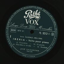 【仏 Vox ヴォックス 2LP 稀覯 名演】ホセ・ファルガローナ アルベニス 組曲 イベリア_画像5