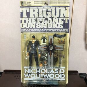 385 未開封 海洋堂 TRIGUN トライガン ニコラス・D・ウルフウッド フィギュア / ヴァッシュ・ザ・スタンピード レッズ 完成品