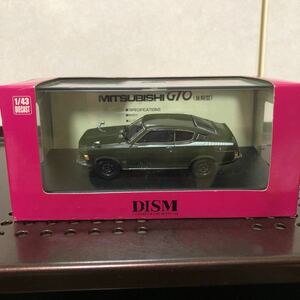 230 DISM ミツビシ MITSUBISHI コルト COLT ギャラン GALANT GTO 1975年 1/43 ミニカー 完成品 後期型