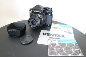 ★☆PENTAX 67 TTL SMC 6x7 90mm F2.8 中判フィルムカメラ ペンタックス ペンタプリズム PH-SB☆★