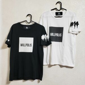 【2枚セット】BUMP OF CHICKEN WILLPOLIS Tシャツ ブラック ホワイト Sサイズ