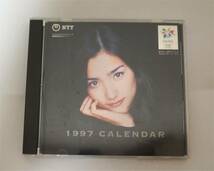 【ジャンク】一色紗英 NTTノベルティCD-ROM 1997CALENDAR カレンダー_画像1