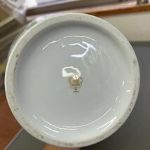 【OKURA 薔薇 花瓶】大倉陶園 フラワーベース 陶磁器【A9-4】1011_画像8