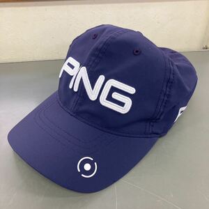 【PING 帽子 フリーサイズ】ゴルフキャップ 藍色 ファッション【A9-2②】1019