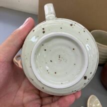 【美濃五窯 茶碗蒸し 半月盆】5客セット バラエティセット 陶器【A9-4】1026_画像7