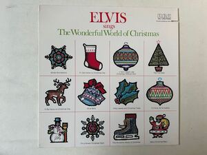 エルヴィスプレスリー レコード ELVIS SINGS THE WONDERFUL WORLD OF CHRISTMAS初めてのクリスマス RCA ANL1-1936 STEREO 検ロックンロール