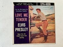 ELVIS PRESLEY LOVE ME TENDER original sound track 1956 u.s.original EP RCA victor EPA-4006 エルヴィスプレスリー やさしく愛して_画像1