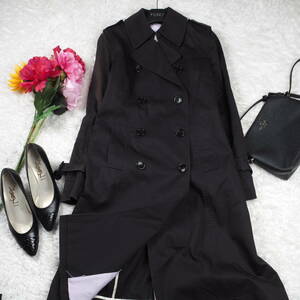 Y6783* top class * Perfect suit Factory * finest quality cotton *A line * trench coat * suit coat * black black 