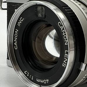 ★訳あり特価品★ キャノン Canon QL17 G-Ⅲ フィルムカメラ 40mm F1.7★レンズフィルター付★ #595 #42090 #B56の画像9