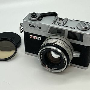 ★訳あり特価品★ キャノン Canon QL17 G-Ⅲ フィルムカメラ 40mm F1.7★レンズフィルター付★ #595 #42090 #B56の画像1