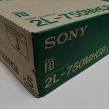 SONY　Beta ビテオカセットテープ　2L-750MHGB 10巻セット_画像3