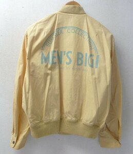 ◆◆MEN'S BIGI メンズビギ 80s 90s ヴィンテージ ブルゾン ジャケット 希少 薄イエロー系