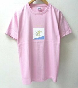 ◆MAN WITH A MISSION マンウィズアミッション スケーターロゴプリント Tシャツ ピンク サイズM 美品